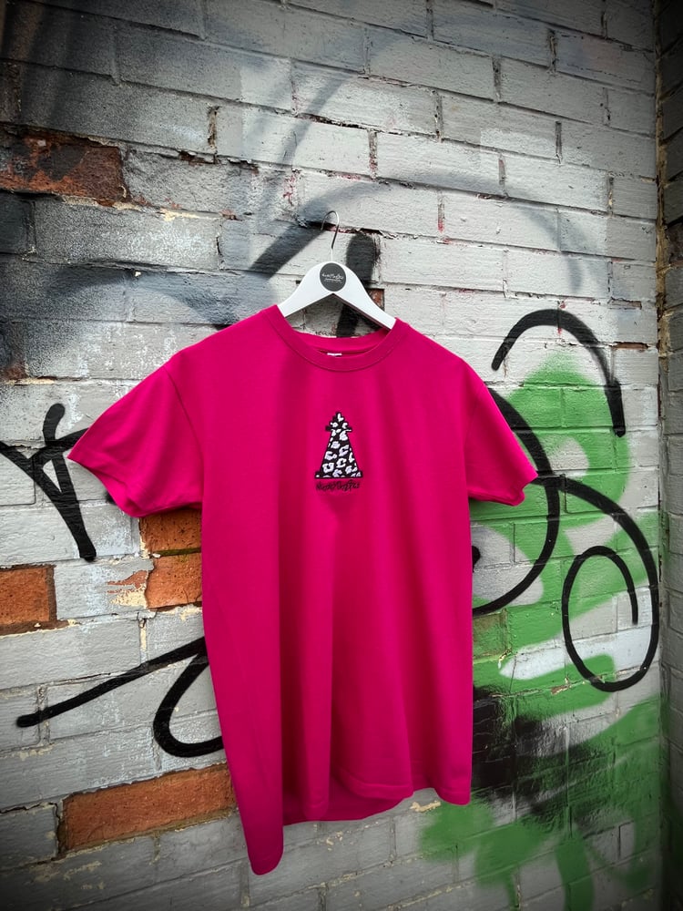 Image of Fushia Leopard Lighthouse Tee