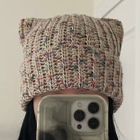 Image 3 of birthday cake cat beanie 