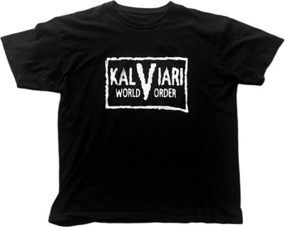 Image of KALVIARI WORLD ORDER K.W.O TSHIRT