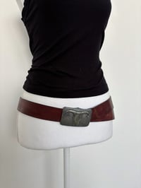 Image 2 of Vintage leather cowboy belt 