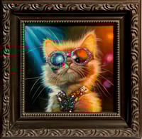 Image 2 of "Sir Elton Whiskers" Original painting