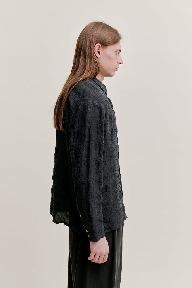 Image of A KIND OF GUISE GUSTO SHIRT FADED BLACK SERCHECK