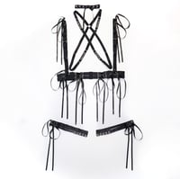 Image 5 of Two-row garter with lacing and piercings