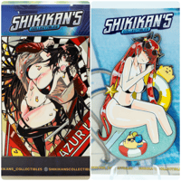 Image 1 of Taihou Race Queen 3.5" + Honolulu 3" Hard Enamel Pin (BOGO DEAL!)