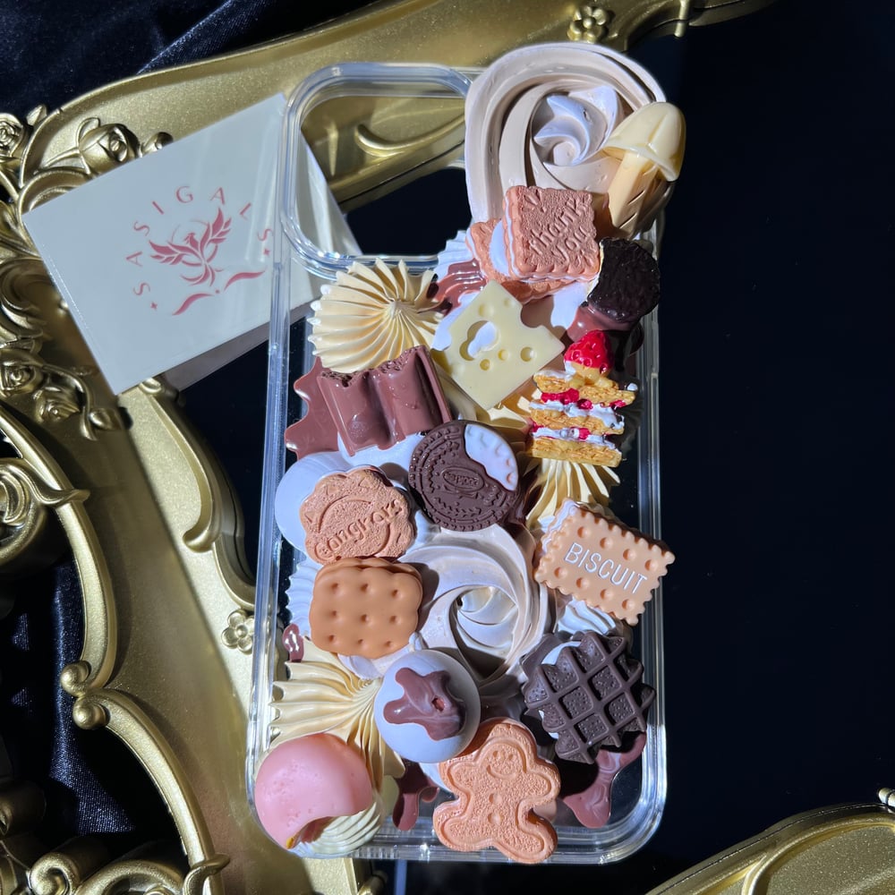 Image of Chocolate Biscuits Decoden Phone Case For All Brand 