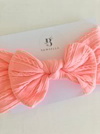 Image 1 of salmon  headwrap