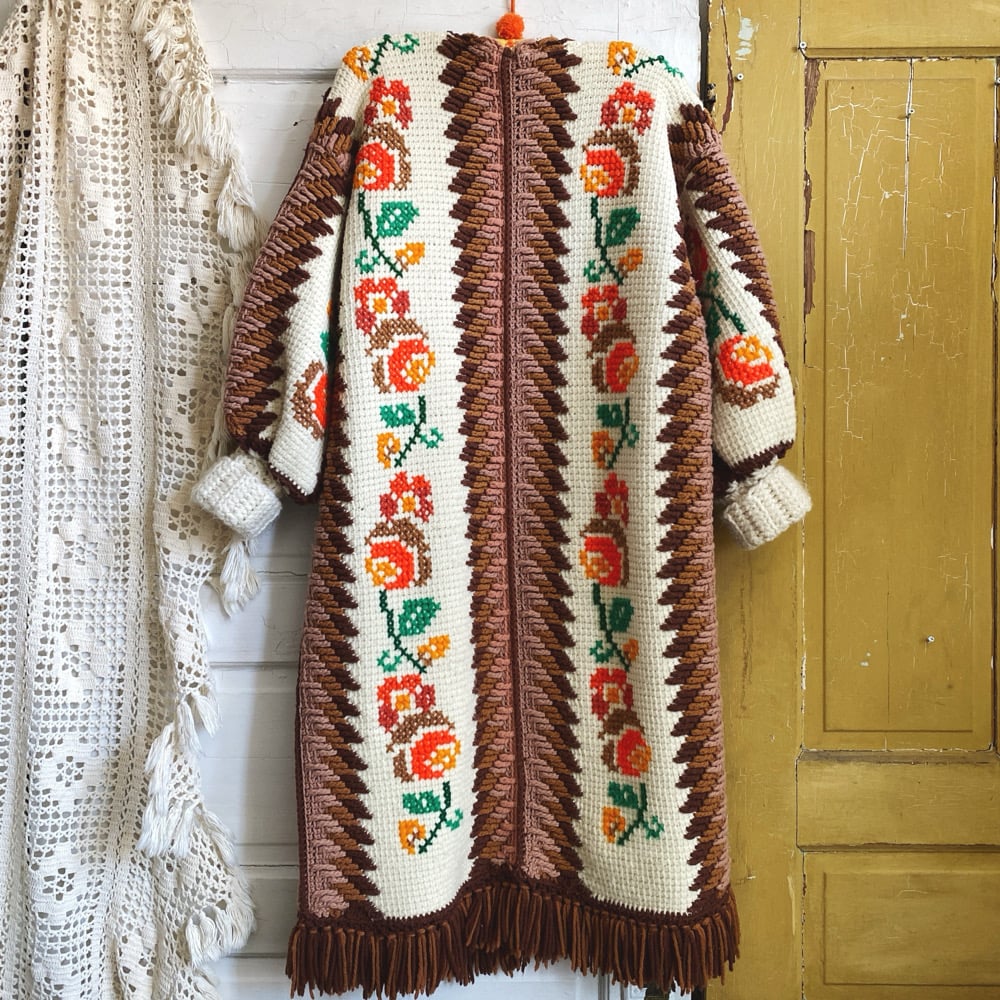 Image of Alpine Flowers Granny Sweater
