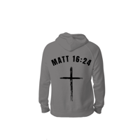 Image 3 of MATT 16:24 Hoodie (Softstyle athletic wear)