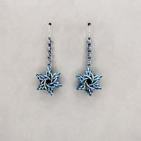 Image 6 of Starry Night Chainmaille Earrings