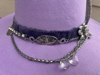 Image 4 of Lavender Bolero  Hat, Silver & Feather Band