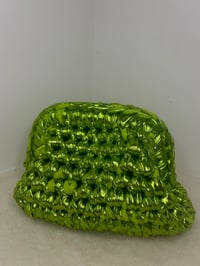The METALLIC MINI in lime green