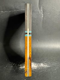 Image 4 of Camo Carbon & Desert Ironwood Segmented Knife Scales