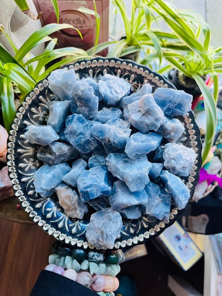 Image of Blue Cacite Raw Chunk