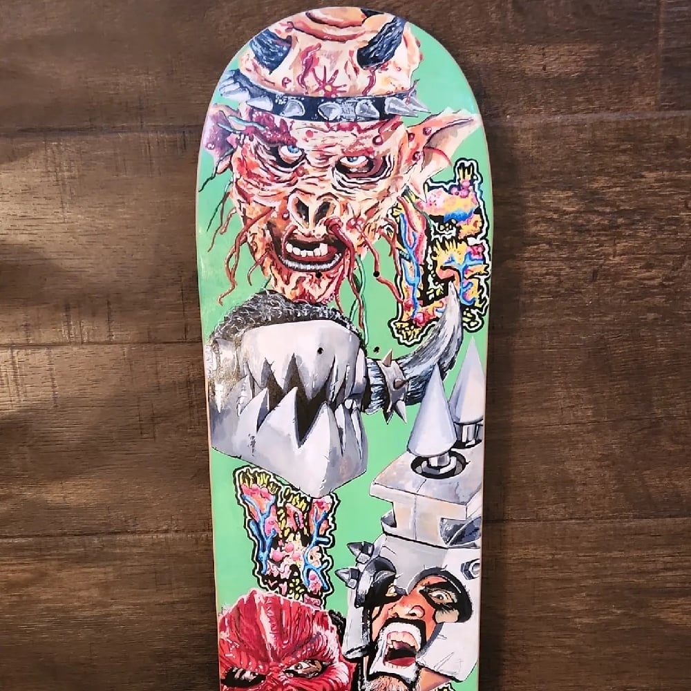 GWAR deck (hand painted)