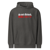 Image 2 of Do Not Disturb Embroidered Unisex premium mid-weight hoodie 