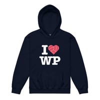 Image 8 of I Love Water Polo Hoodie Dark Colors - Kids