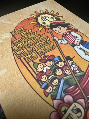 Image of 5x7"  "It's a Small World" Print