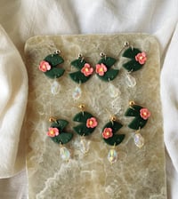 Image 1 of Lily Pad Earrings 