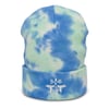 Tie-dye Neon Storm beanie