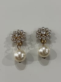 Image 1 of pearl drop earrings