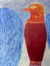 Image 2 of ‘Eagle at the Table’ 2024 Oil on canvas