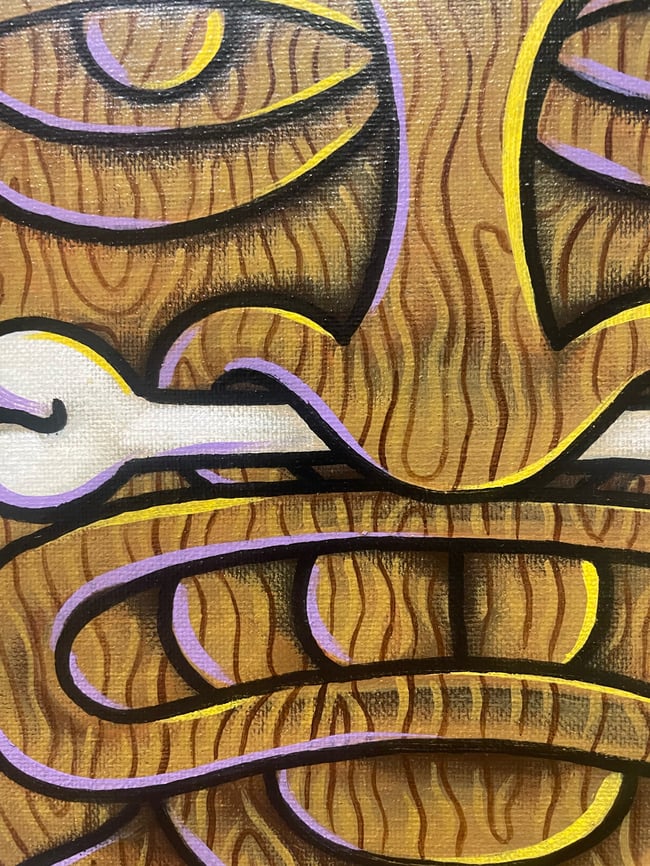 Tiki Painting- Bone Nose