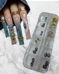 Image 1 of Turquoise Charm box 