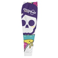 Image 4 of Purple Skull Meets Pizza Men's Joggers