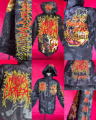 Image of Officially Licensed Waking The Cadaver "Perverse Recollections of a Necromangler" Camo Windbreaker!!