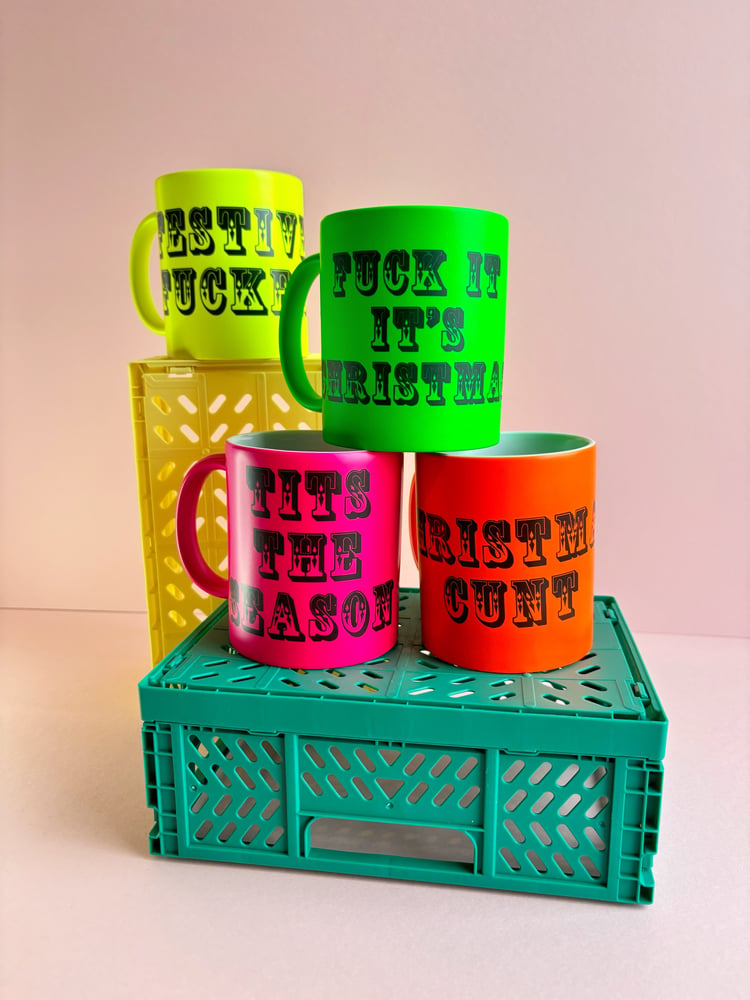 Image of Sweary Christmas mugs 