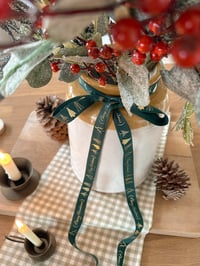 Image 3 of Moss Green Christmas Ribbon