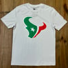 New Era Premium Tee White Green Red