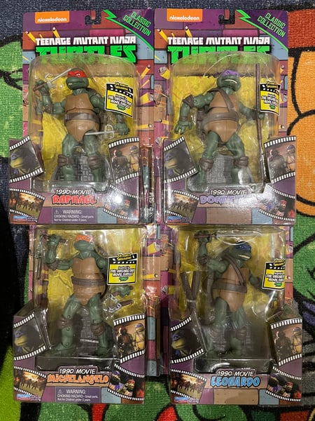 Image of Tmnt Classic Collection 1990 Movie  Set Of 4 (Playmates)