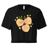 Image 2 of Peaches and Sparkles Women’s crop top