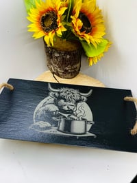 Image 3 of  Rope Handle Rectangular Cheese/Grazeboard