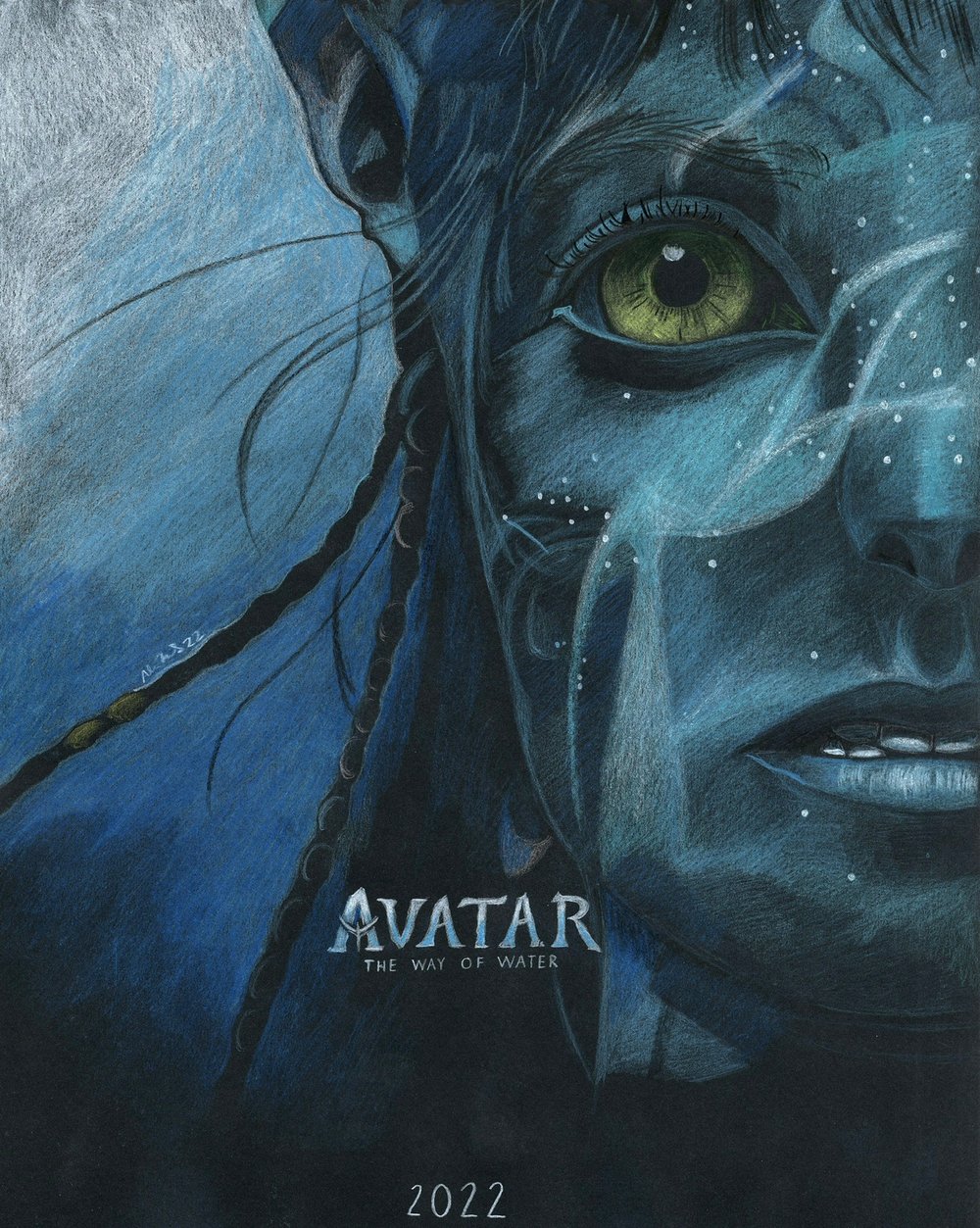 Image of “One life ends, another begins.” AVATAR: THE WAY OF WATER Art Print