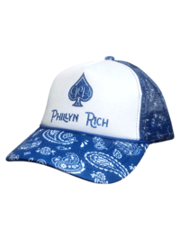 Image 2 of Phillyn Rich Bandana Trucker Hat