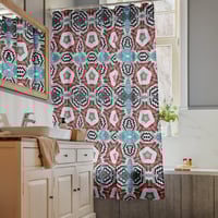 Image 2 of Tribal Fish Shower Curtain