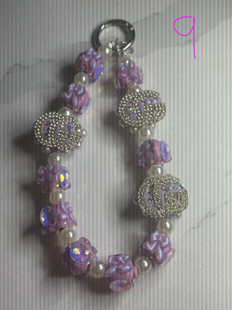 Image of bling phone charms 