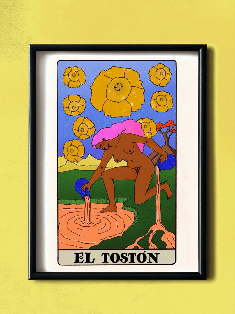Image of El Tostón Tarot Art Print