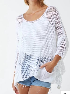 Image of Two Pocket Crochet Top