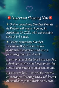 Image 2 of Pre-Order - Stardust Luxurious Body Créme - 2-6 week shipping time