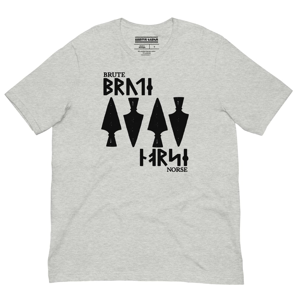 Brute Norse Ǫrvadrif logo tee