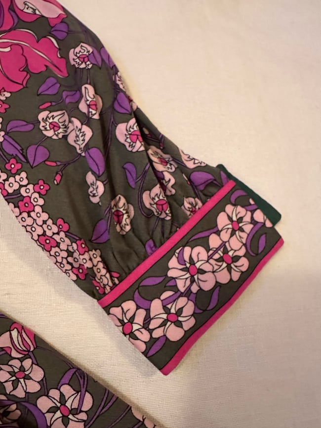 1960s Emilio Pucci silk jersey dress with matching belt