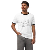 Image 3 of Campfire Skeleton Unisex Ringer T-shirt