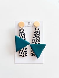 Paire de boucles d'oreilles céramique ATO 1