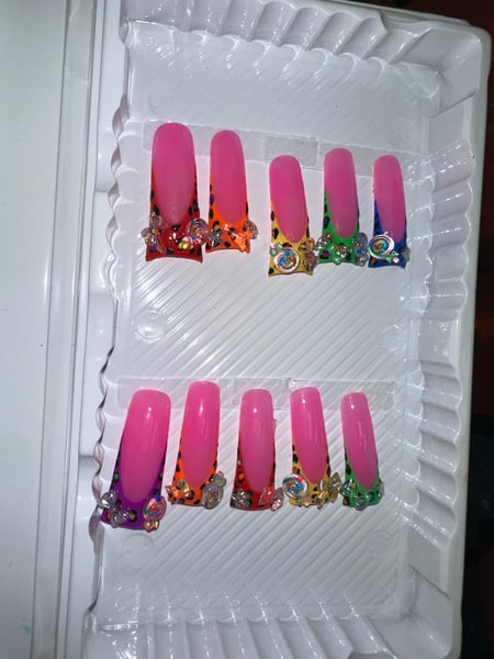 Image of Colorful Press on Set 