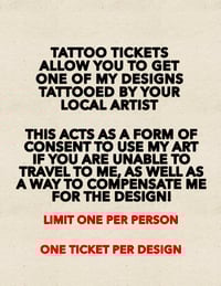 Image 2 of TATTOO TICKET