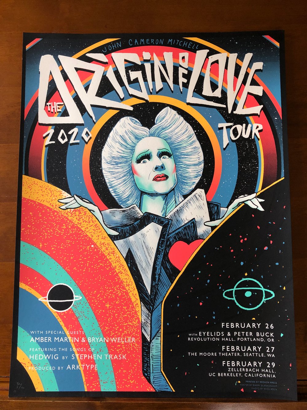 John Cameron Mitchell  Origin of Love tour 2020