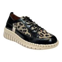 Image 4 of ROAMERS JAYA BLACK PATENT/ CHEETAH
